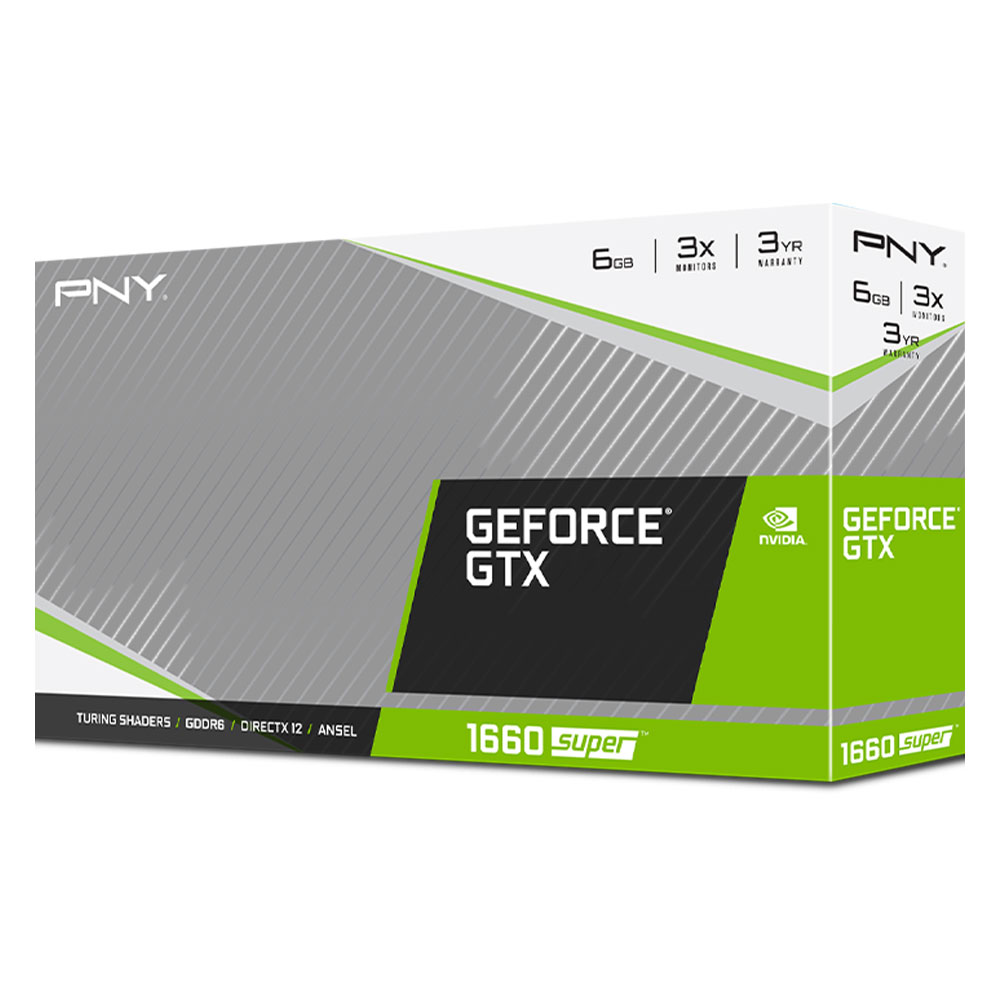 Tarjeta de video NVIDIA GeForce GTX 1660 Super 6GB GDDR6, PNY DUAL FAN, HDMI, DP/ VCG16606SDFPPB1, 2 AÑOS DE GARANTIA NACIONAL - Image 6