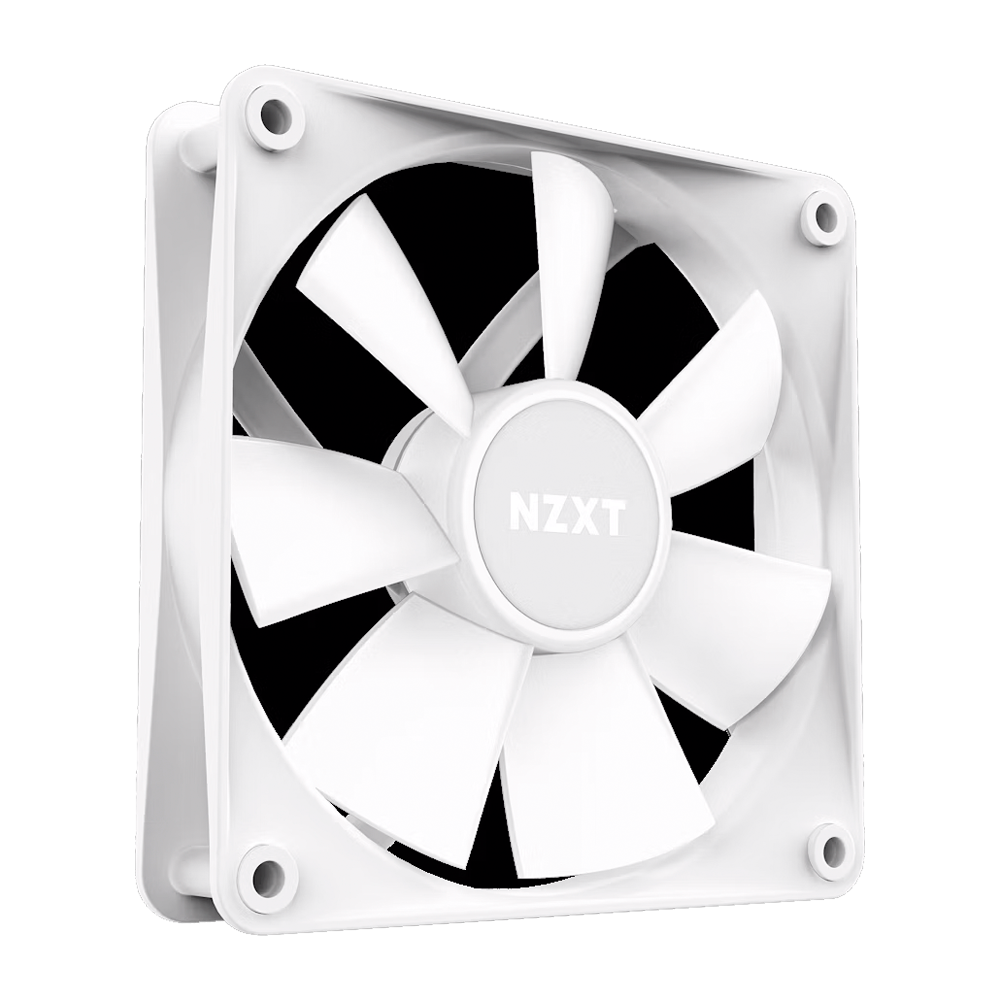 Kit 2 Ventiladores NZXT CORE F140 RGB, 140mm, Controlador de RGB, Rodamiento Dinámico Fluido, Blanco, RF-C14DF-W1 - Image 3