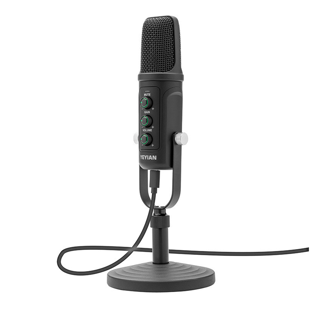 Kit de Microfono para Streaming Yeyian Agile NL, USB, Negro, incluye Soporte de Brazo, Soporte U de Escritorio, Filtro, Abrazadera y Cable USB, YSA-UCHQ-01 - Image 6