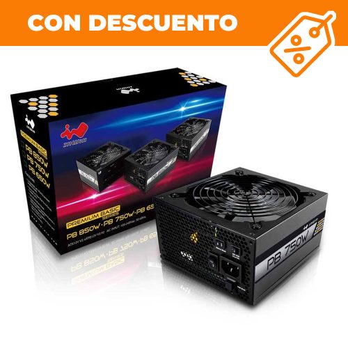 Fuente de poder InWin PB 750W RGB, 80 Plus Gold Full Modular, PB 750W