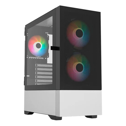 Gabinete Balam Rush Nitrox Aircool 5500ABW, Midi-Tower, Micro-ATX/Mini-ITX/ATX, USB 2.0/3.0, Sin Fuente, 3 Ventiladores ARGB Instalados, Negro, BR-938914