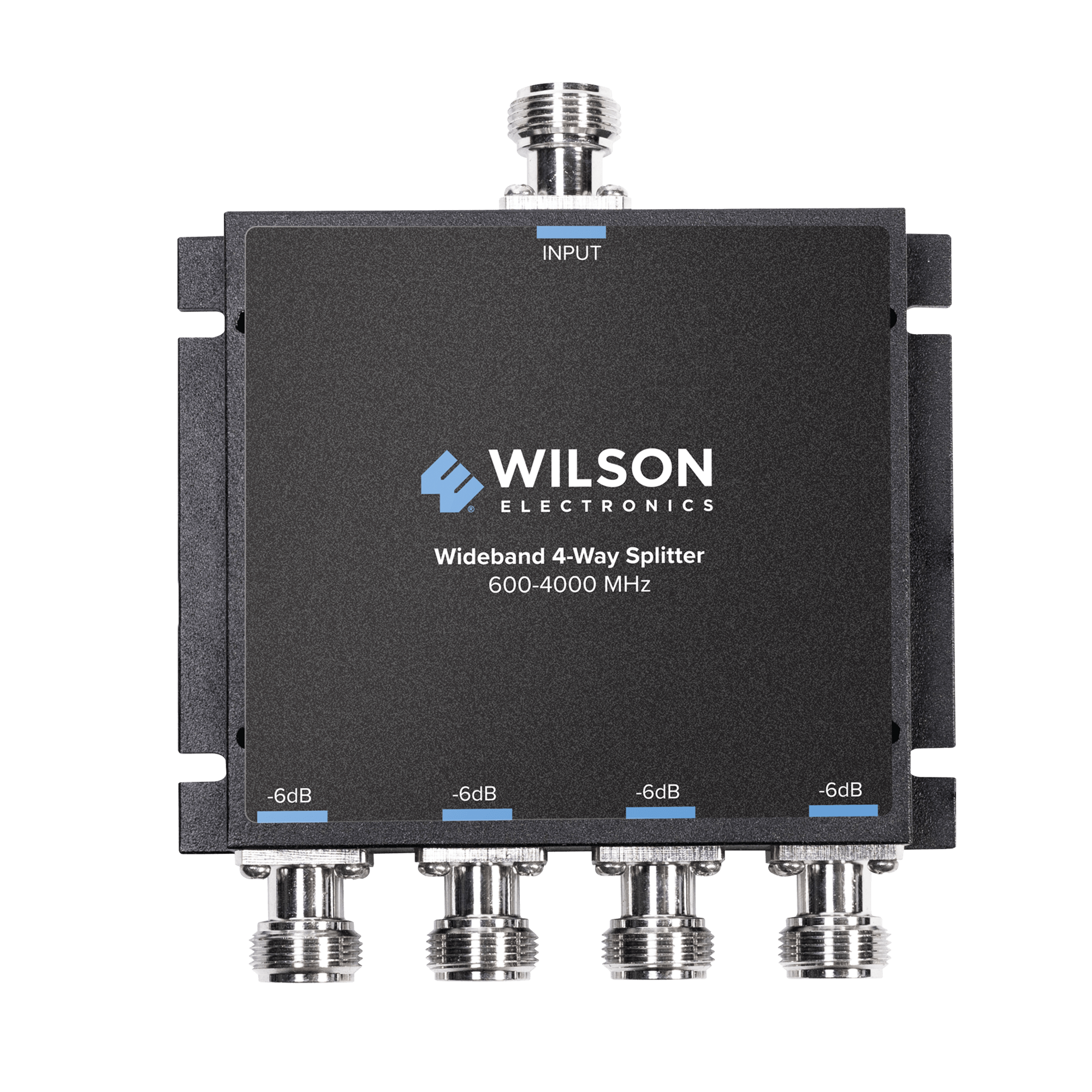 WILSONPRO, WEBOOST 859-117 Divisor de potencia de 4 salidas, 50 Ohm, 600-4000MHz con conectores N-Hembra.