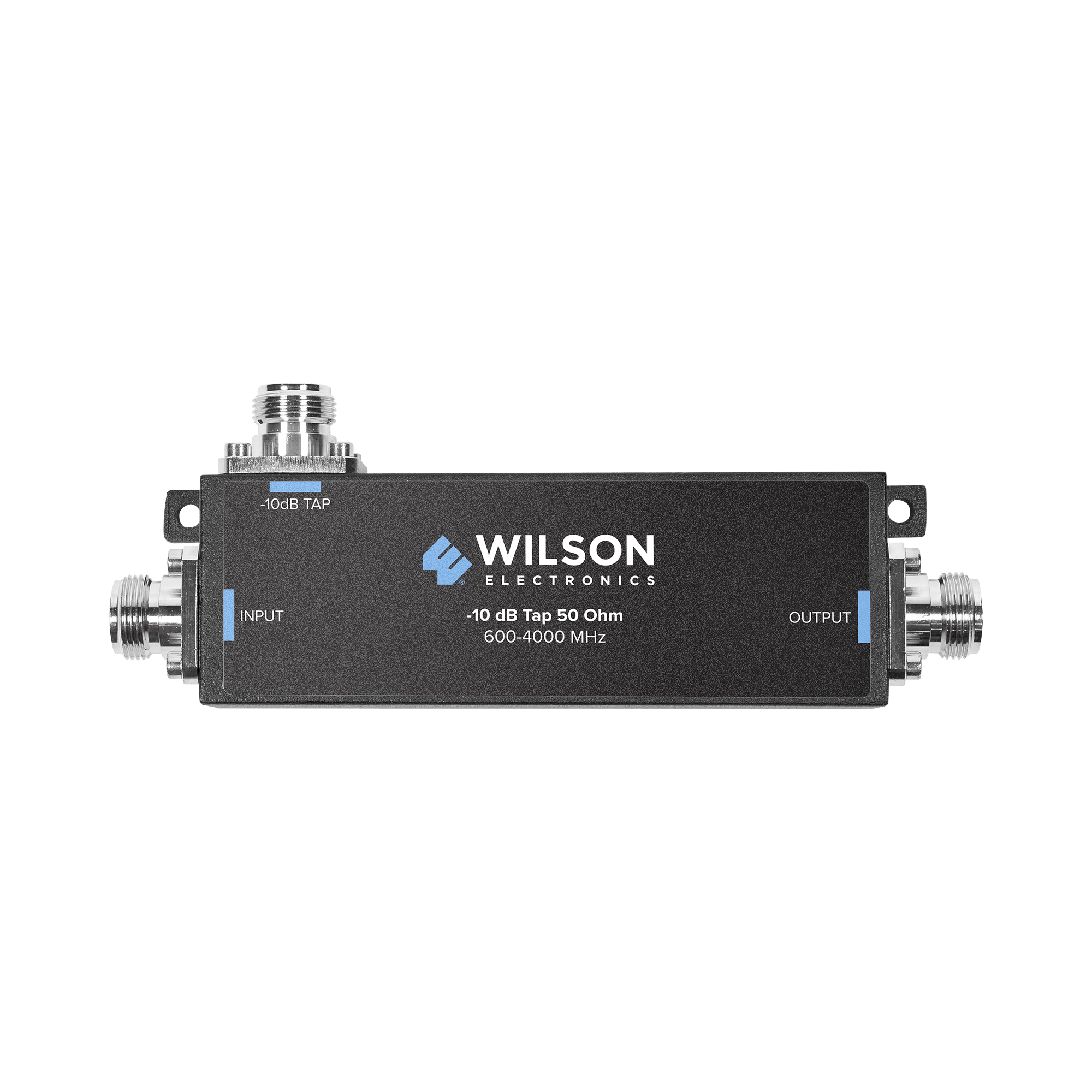 WILSONPRO, WEBOOST 859-120 Separador TAP -7 dB con rango de frecuencia de 575 a 6000 MHz. Ideal para separar la antenas a diferentes longitudes de cable coaxial. 50 Ohm con conectores N Hembra.