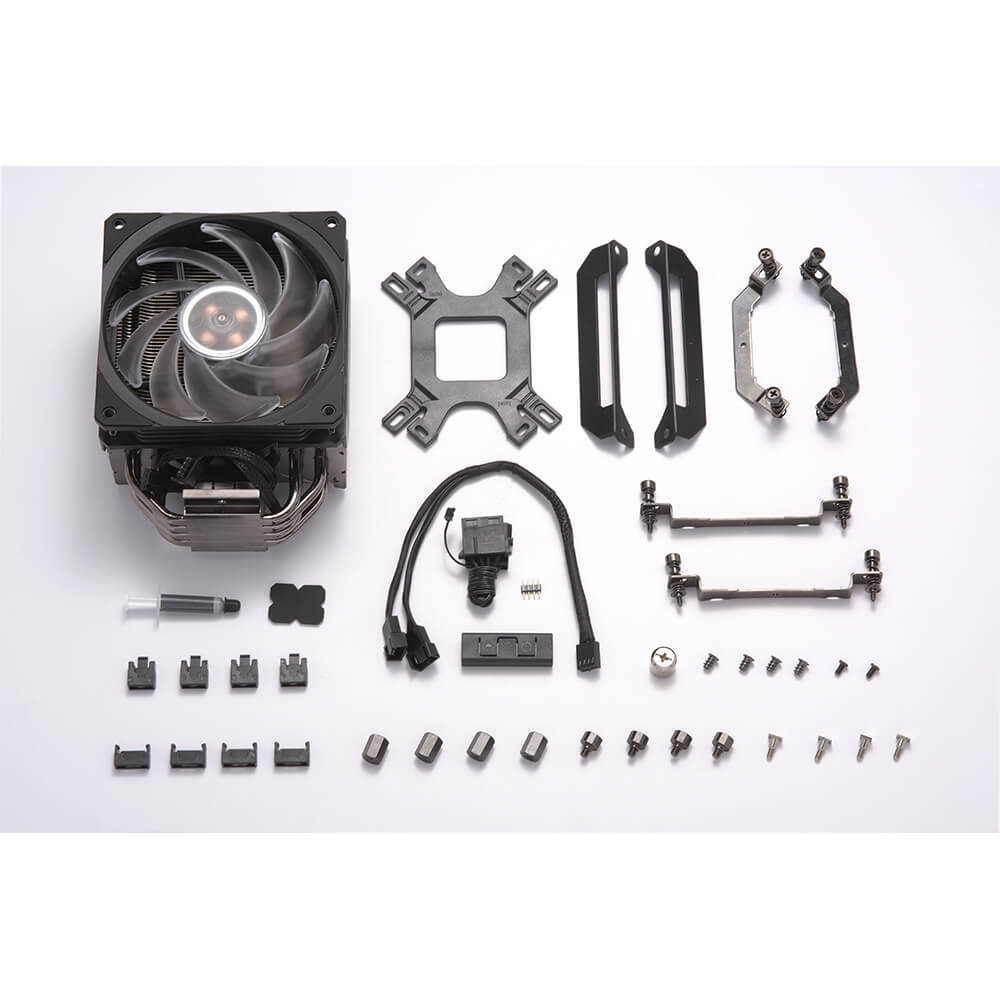 Disipador para CPU Disipador y Ventilador para Procesador Cooler Master Hyper 212 RGB Black - 120mm X1 Intel y AMD, RR-212S-20PC-R1 - Image 8