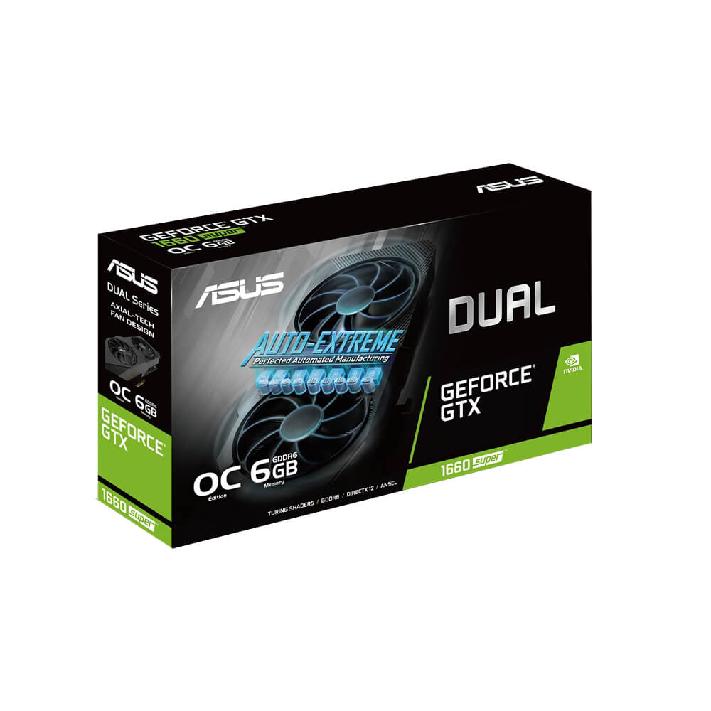 Tarjeta de video NVIDIA GeForce GTX 1660 Super 6GB GDDR6, Asus Dual 06G Evo, HDMI, DP,DVI, DUAL-GTX1660S-O6G-EVO, 3 AÑOS DE GARANTIA NACIONAL - Image 8