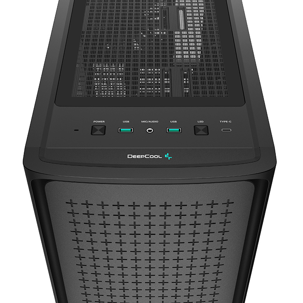 Gabinete Gamer DeepCool CK560, Cristal Templado, RGB, Midi-Tower, Mini-ITX/Micro-ATX/ATX/E-ATX, USB 3.0, Sin Fuente, Negro, R-CK560-BKAAE4-G-1 - Image 3