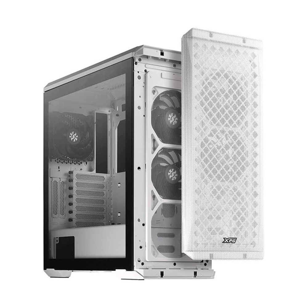 Gabinete XPG DEFENDER, Cristal Templado, USB 3.0, 3 Ventiladores Incluidos, Blanco, DEFENDER-WHCWW - Image 2