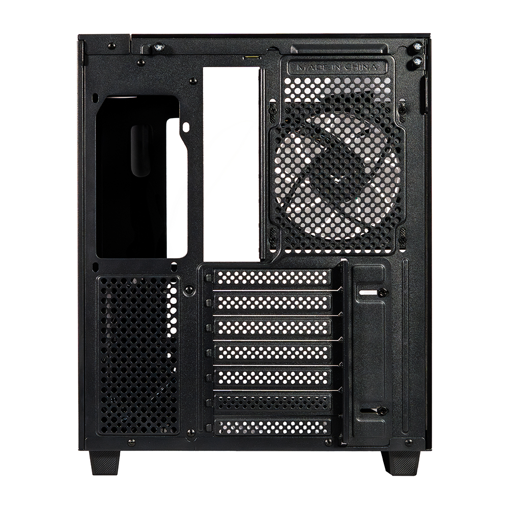 Gabinete Naceb Starfall, Cristal Templado, Mini-Tower, Micro-ATX/Mini-ITX, Negro, 3 Ventiladores Preinstalados, Led ARGB, USB 3.0, Black, NA-0636N - Image 4