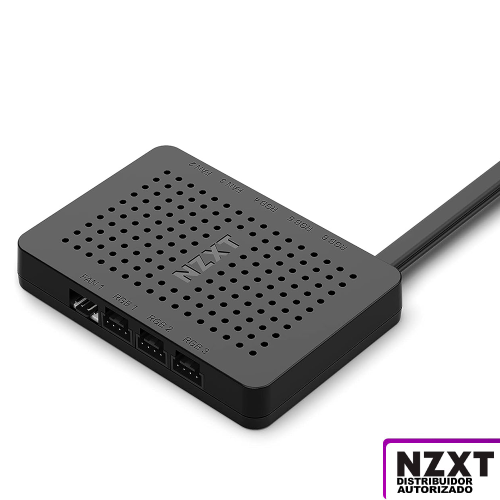 Controlador NZXT RGB & driver de Ventilador, Canales de iluminación RGB, 3 Canales de Ventilador, Personalización de Iluminación RGB, Negro, AC-CRFR0-B1