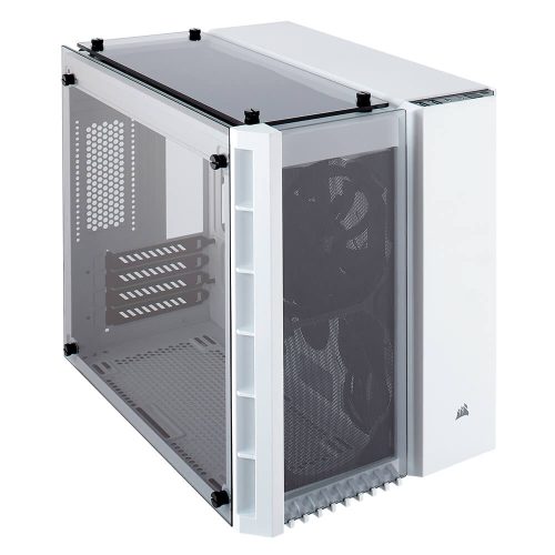 Gabinete Corsair Crystal 280X, Cristal Templado, USB 3.0, Audio HD, Blanco, mATX, CC-9011136-WW