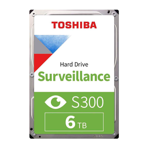 Disco Duro Toshiba HDETV13ZSA51 S300 Pro Surveillance 6TB SATA 6Gb/s 7200RPM 256MB Cache, 3.5-inch, Internal Hard Drive, HDETV13ZSA51