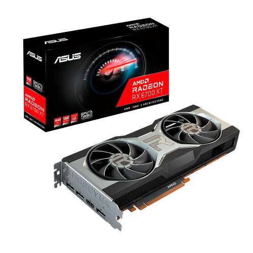 Tarjeta de video Radeon RX 6700 XT 12GB GDDR6, ASUS, HDMI, DP, RX6700XT-12G, 3 AÑOS DE GARANTIA NACIONAL
