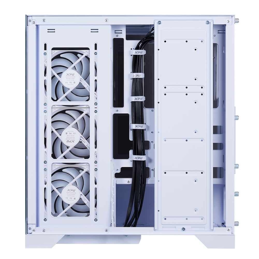 Gabinete XPG INVADER X BTF, Midi-Tower, ATX/Micro-ATX/Mini-ITX, USB 3.2, 5 Ventiladores Instalados, Blanco, INVADERBTFMT-WHCWW - Image 5