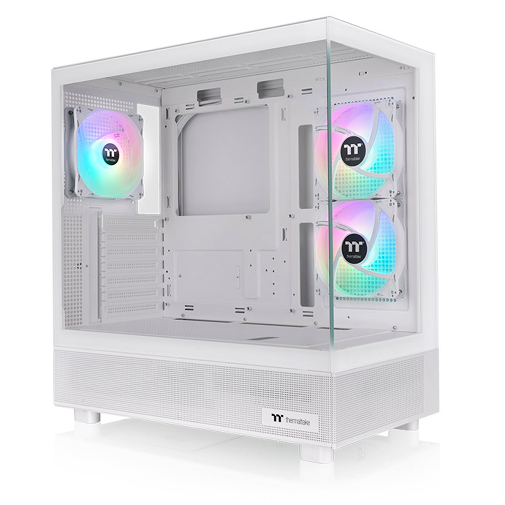 Gabinete Thermaltake View 270 TG ARGB Plus, Midi-Tower, Mini-ITX/Micro-ATX/ATX/E-ATX, USB 3.2, Sin Fuente, 3 Ventiladores ARGB Instalados, Snow, CA-1Y7-00M6WN-01