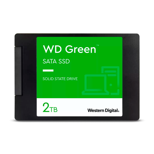 Unidad de Estado Sólido SSD WD Sandisk Green, 2TB, SATA III, 2.5", 7mm, WDS200T2G0A-00JH30 /MAX. 1 X CLIENTE