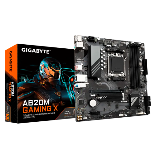 Tarjeta Madre Gigabyte A620M GAMING X, Micro-ATX, Socket AM5, AMD A620, HDMI, Up To 192GB DDR5, A620M GAMING X