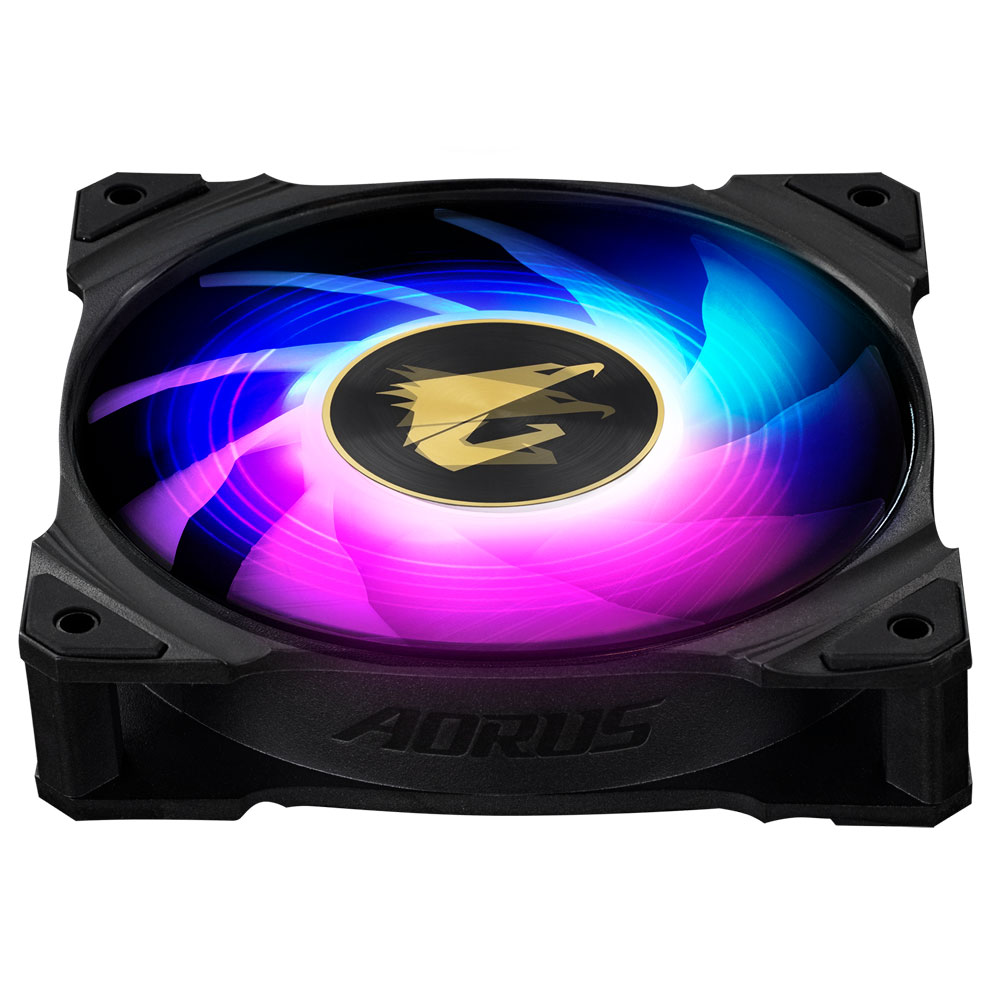 Ventilador Gigabyte AORUS 120 ARGB FAN, Compatible con RGB Fusion, ARGB, 3 pin, anti-vibraciones, GP-AR120RFAN - Image 4