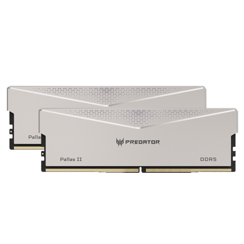 Memoria RAM Acer Predator Palas II DDR5, 6400MHz, 32GB (2x16GB), ECC, CL32, XMP, Plata, BL.9BWWR.375/ /MAX. 1 X CLIENTE