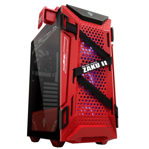 Gabinete Gamer Asus TUF GAMING GT301 ZAKU II EDITION RGB Aura Sync, Cristal Templado, USB 3.2, E-ATX