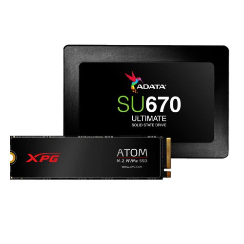 Bundle Kit, Unidad de Estado Sólido XPG Atom Kit, 1TB PCIe M.2 2280 PCIe Gen3 x4 + 250GB SATA 2.5 SSD, AATO-30KIT-250G1TCI /MAX. 1 X CLIENTE