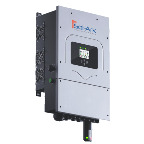 SOL-ARK 8K2P Inversor Solar Interactivo Hibrido/ 8 Kw/ 220 Vcc, Fase Dividida, WIFI Incluido, Soporta Tecnología de Batería Litio & Ácido-Plomo, Baterias a 48 Vcc, / Eficiencia 97.6%