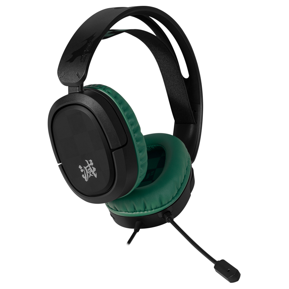 Diadema Gamer Asus TUF Gaming H1 Demon Slayer TANJIRO Edition, PC - PS4 - Xbox One - Nintendo Switch - Tablet - Smartphone, Jack 3.5mm, TUF GAMING DSG/US