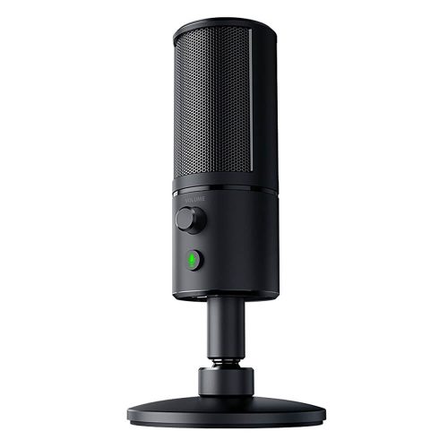 Microfono Profesional Razer Seiren X, Certificado por Streamlabs, RZ19-02290100-R3U1