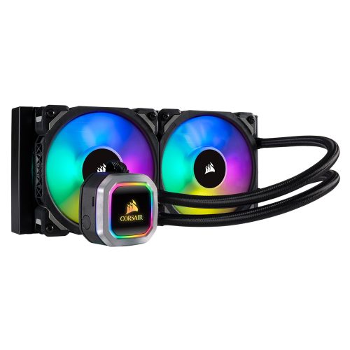 Sistema de Enfriamiento Liquido AIO Corsair H100I RGB Platinum - 120mmX2 (240mm) Intel y Amd, RECERTIFICADO /CW-9060039-WW/RF /