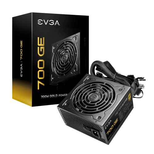 Fuente de Poder EVGA 700 GE, 700W, ATX, 24 Pin, 6 SATA, 80 PLUS Gold, 200-GE-0700-V1