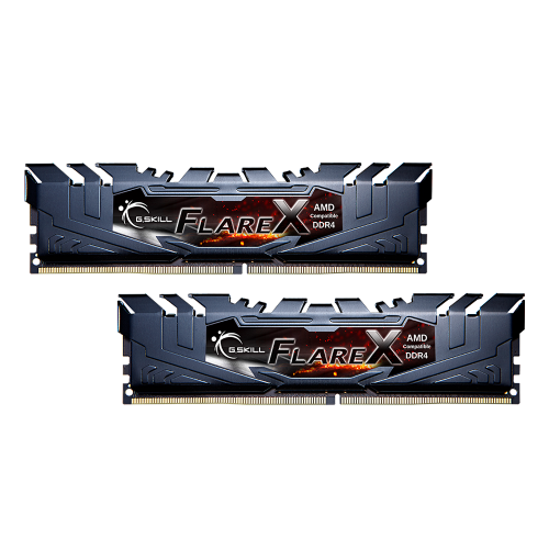 Kit Memoria RAM G.Skill Flare X DDR4, 3200MHz, 16GB (2 x 8GB), Non-ECC, CL16, XMP, F4-3200C16D-16GFX /MAX. 1 X CLIENTE