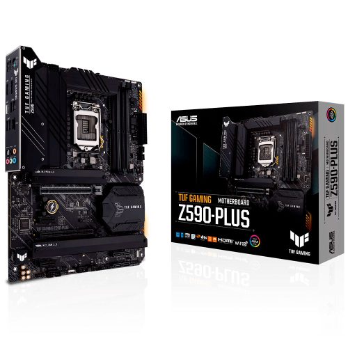 Tarjeta Madre Asus TUF GAMING Z590-PLUS Socket LGA1200 Intel Z590 ATX, DDR4, Intel Core 11th Generación
