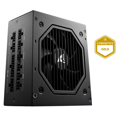 Fuente de Poder Sharkoon Rebel P20 850W, 80+ Gold, ATX 3.1, 850W, Cybernetics Gold, REBEL P20 850W/ NAVIDAD