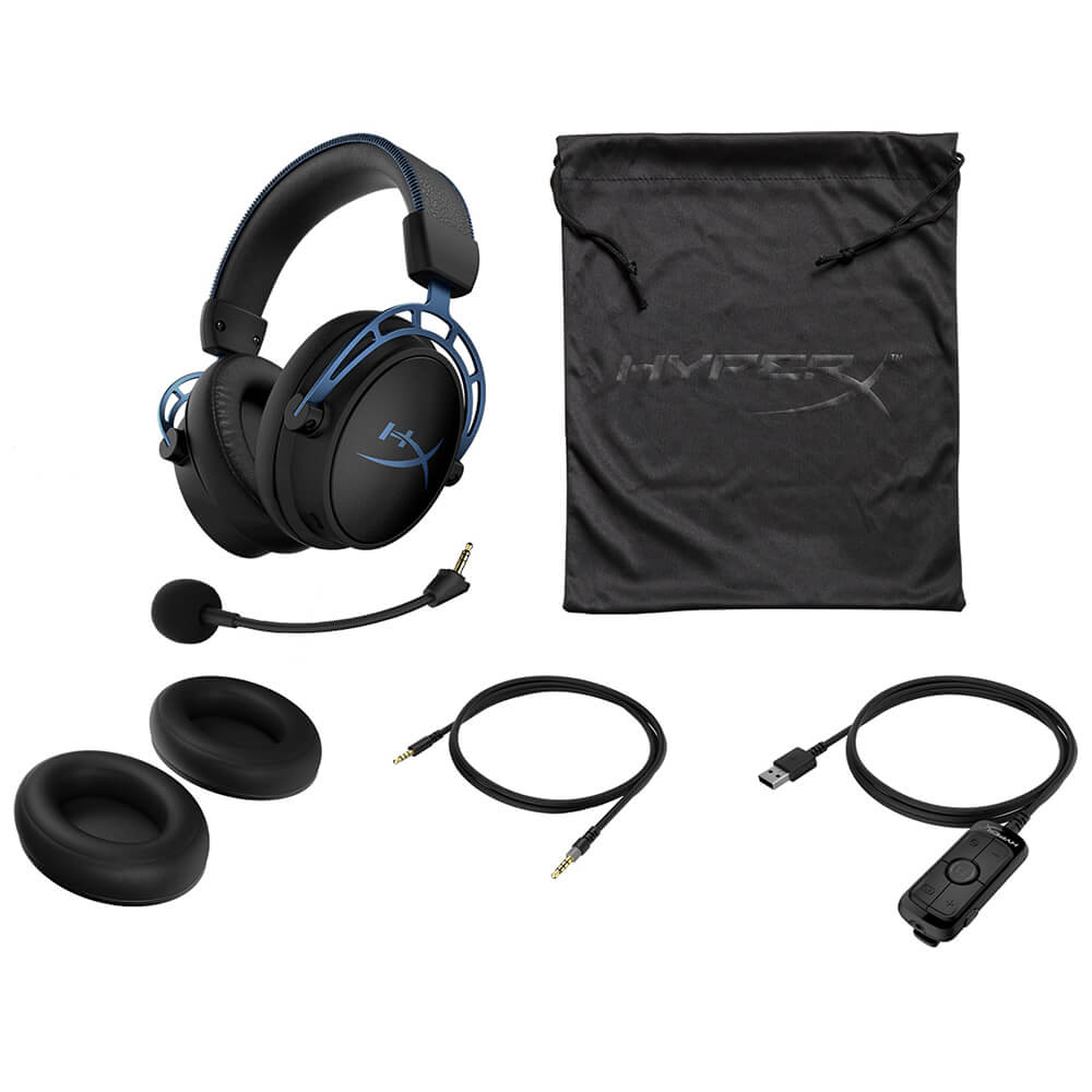 Diadema HyperX Cloud Alpha con Microfono Alambrica Estereo Negro Azul 1x3.5mm o 2x3.5mm, PC, LAP, CONSOLAS, SMARTPHONE HX-HSCAS-BL/WW - Image 8