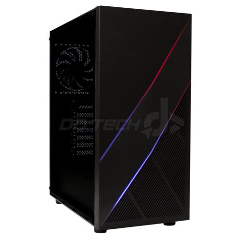 Gabinete Eagle Warrior Stealth, Cristal Templado, ATX, USB 3.0 - Audio HD CG03K7STEALTHEGW
