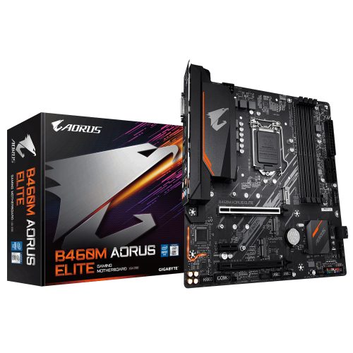 Tarjeta Madre Gigabyte B460M AORUS Elite, LGA1200, Intel 10ma Gen., Micro-ATX