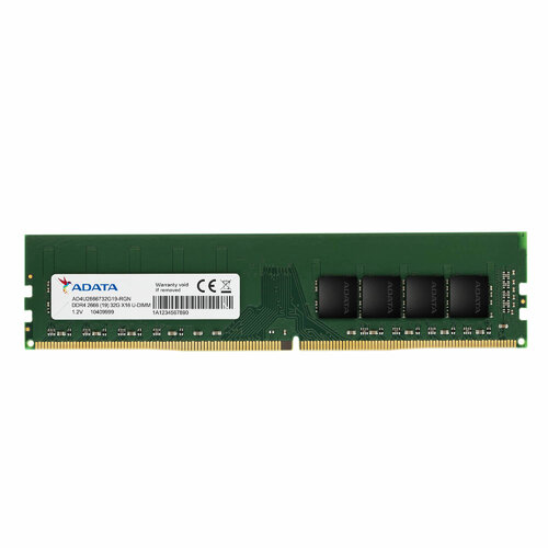 Memoria RAM Adata AD4U26664G19-SGN DDR4, 2666MHz, 4GB, CL19, Verde, AD4U26664G19-SGN /MAX. 1 X CLIENTE