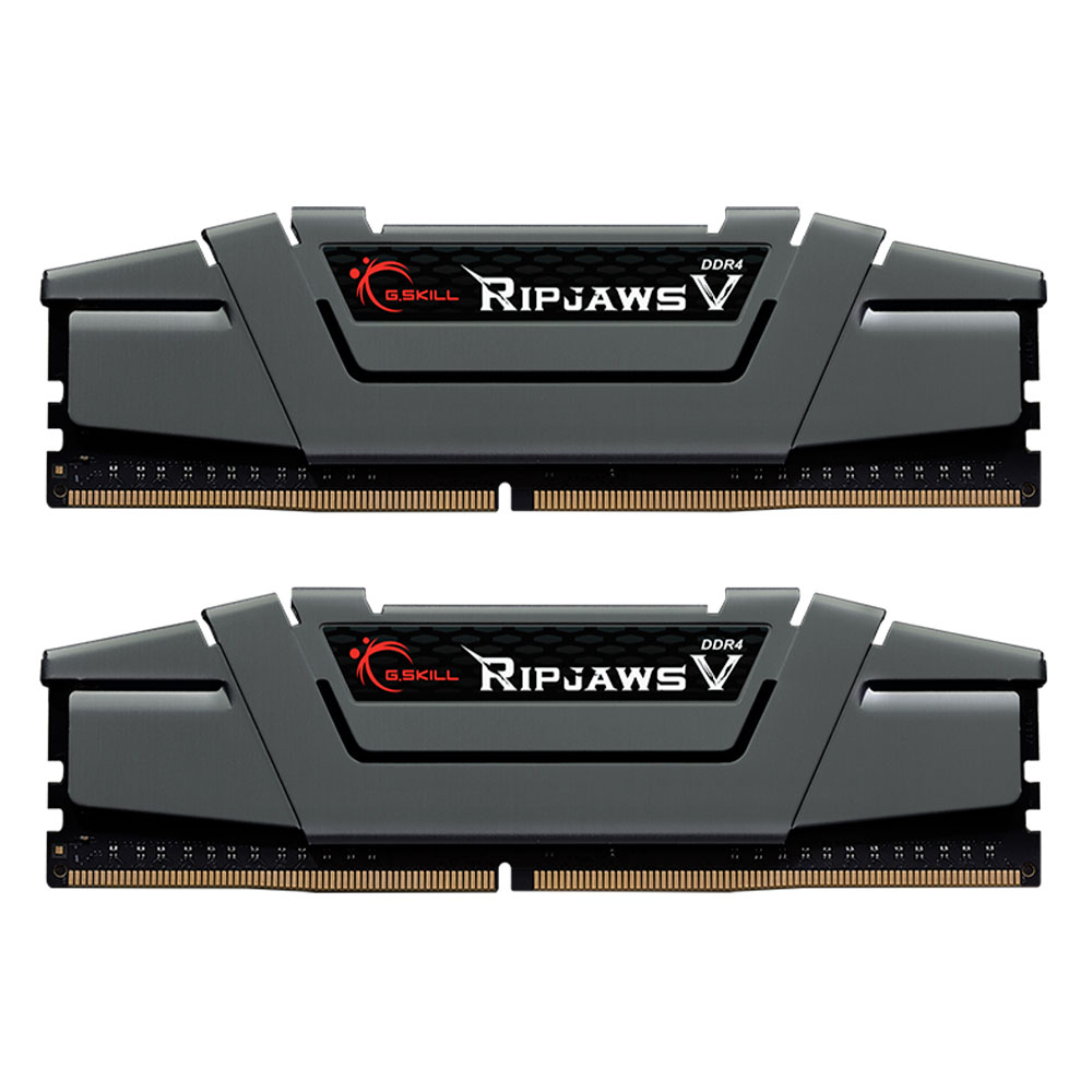 Memoria Ram Gskill Ddr4 16gb Ripjaws V Gray 2800mhz 2x8, F4-2800C16D-16GVG, PROMOG.S. /MAX. 1 X CLIENTE