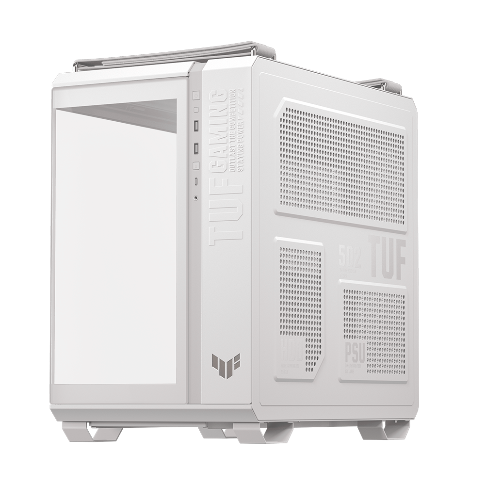 Gabinete ASUS TUF GAMING GT502 HORIZON, Midi-Tower, Mini-ITX/Micro-ATX/ATX, USB 3.2, Back Connect Compatible, Cristal Templado, GeForce RTX 50 Ready, Blanco, GT502 FV/WHT/TG - Image 5