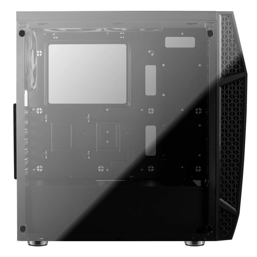 Gabinete Aerocool Klaw TG RGB, Negro, Cristal Templado, ATX, USB 3.0, HD Audio - Image 4