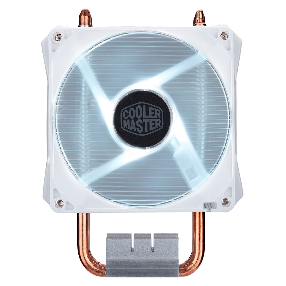 Disipador para CPU Disipador y Ventilador Led para Procesador Cooler Master H410R White - 92mm Intel y AMD, RR-H41W-20PW-R1 - Image 2