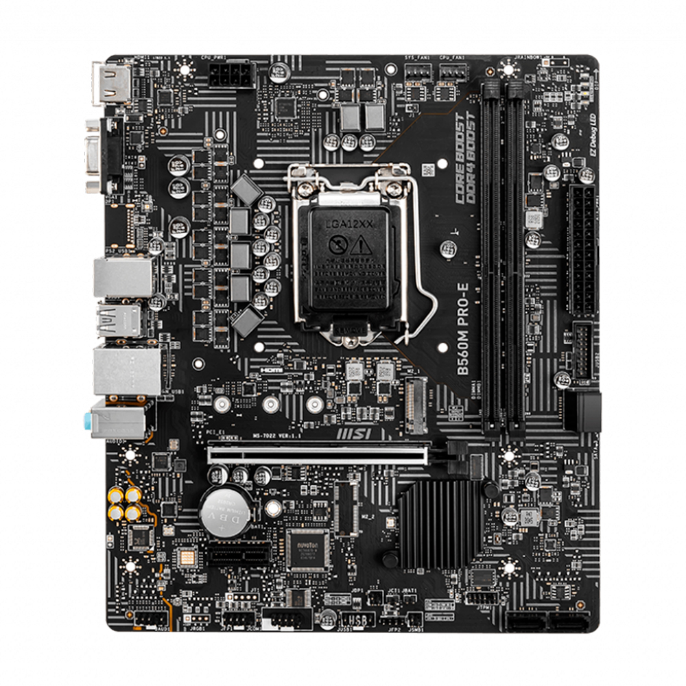 Tarjeta Madre MSI B560M PRO-E Socket LGA1200 Intel B560 Micro ATX, DDR4, Intel Core 11th Generación - Image 2