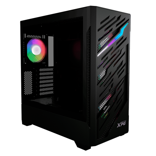 Gabinete XPG STARKER AIR BTF, Cristal Templado, ARGB LED, Back Connect Compatible, USB 3.2, 4 Ventiladores ARGB, Negro, STARKERAIRBTFMTA-BKCWW