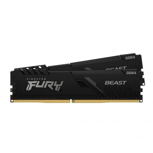 Memoria RAM DDR4 8GB 2666MHz Kingston Fury Beast, Kit 2x4GB Negro KF426C16BBK2/8 /MAX. 1 X CLIENTE