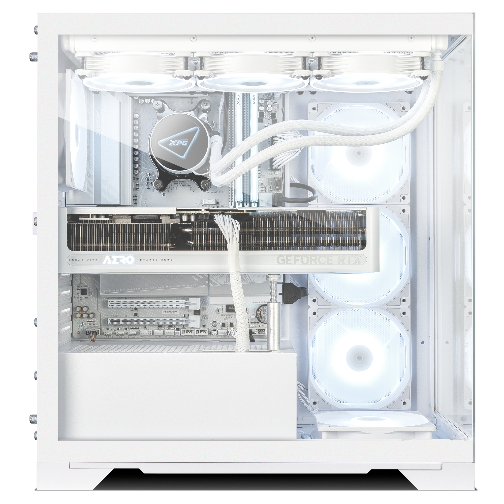 Computadora ULTIMATE PC ARBITER, POWERED BY XPG, RTX 5070 Ti 16GB GDDR7, AMD Ryzen 7 9700X, 32GB RAM DDR5, 2TB SSD M.2 PCIe Gen4, 850W 80+ GOLD, WiFi y Bluetooth, Licencia Windows 11 de regalo, XPGULT, RTXS50 - Image 2