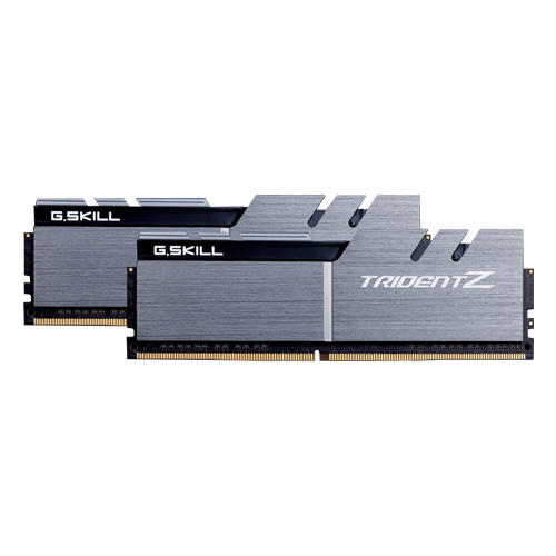 Memoria RAM 16GB DDR4 GSkill Trident Z 3200Mhz Gris-Negro, Kit 2x8GB F4-3200C16D-16GTZSK /MAX. 1 X CLIENTE