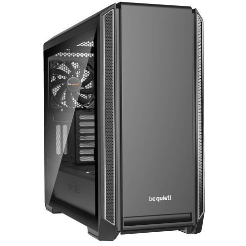 Gabinete Be Quiet! Silent Base 601 Window Silver, Cristal Templado, USB 3.0, Audio HD, E-ATX - BGW27
