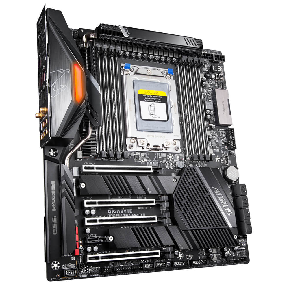 Tarjeta Madre Gigabyte TRX40 Aorus Master Socket sTRX4 AMD TR40 E-ATX, DDR4 - Image 3