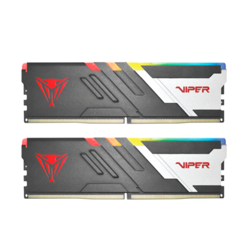Kit Memoria RAM Patriot Viper Venom RGB DDR5, 5600MHz, 32GB (2 x 16GB), ECC, CL36, XMP, PVVR532G560C36K/ /MAX. 1 X CLIENTE