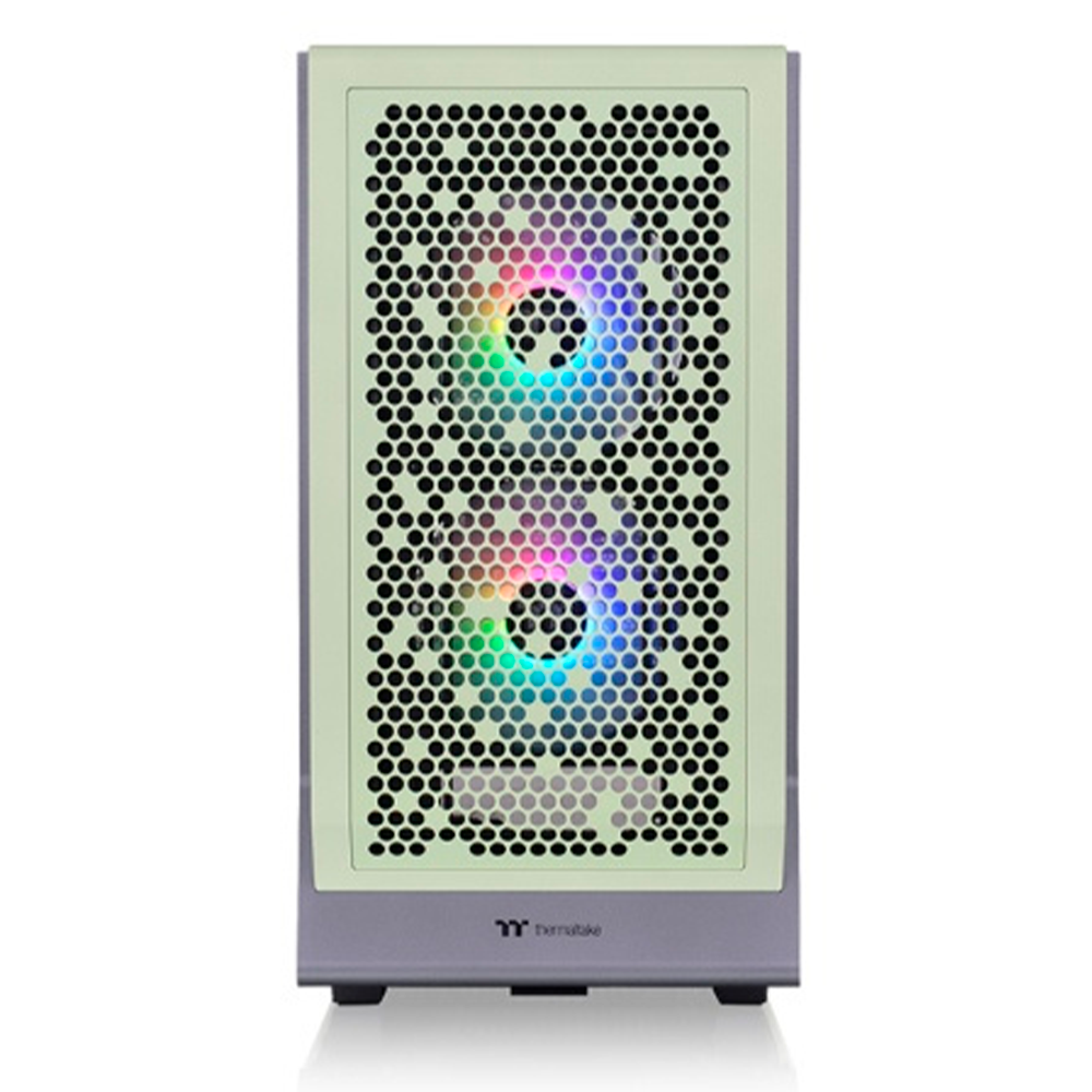 Gabinete Thermaltake Ceres 300 TG ARGB, Cristal Templado, Midi-Tower, ATX/Mini-ITX/Micro-ATX/E-ATX, USB 3.0 Sin Fuente, 3 Ventiladores Instalados, Matcha Green, CA-1Y2-00MEWN-00 - Image 2