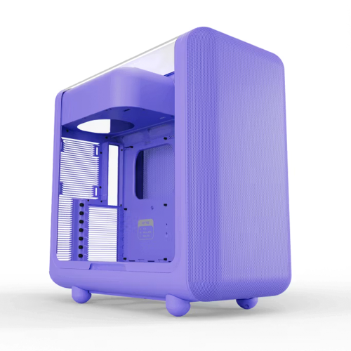 Gabinete Hyte X50, Mid Tower, ATX/EATX/Micro-ATX/Mini-ITX, 1x USB 3.2 Gen 2x2 Tipo-C, Vidrio Acústico Laminado, Taro Milk, CS-HYTE-X50G-TM